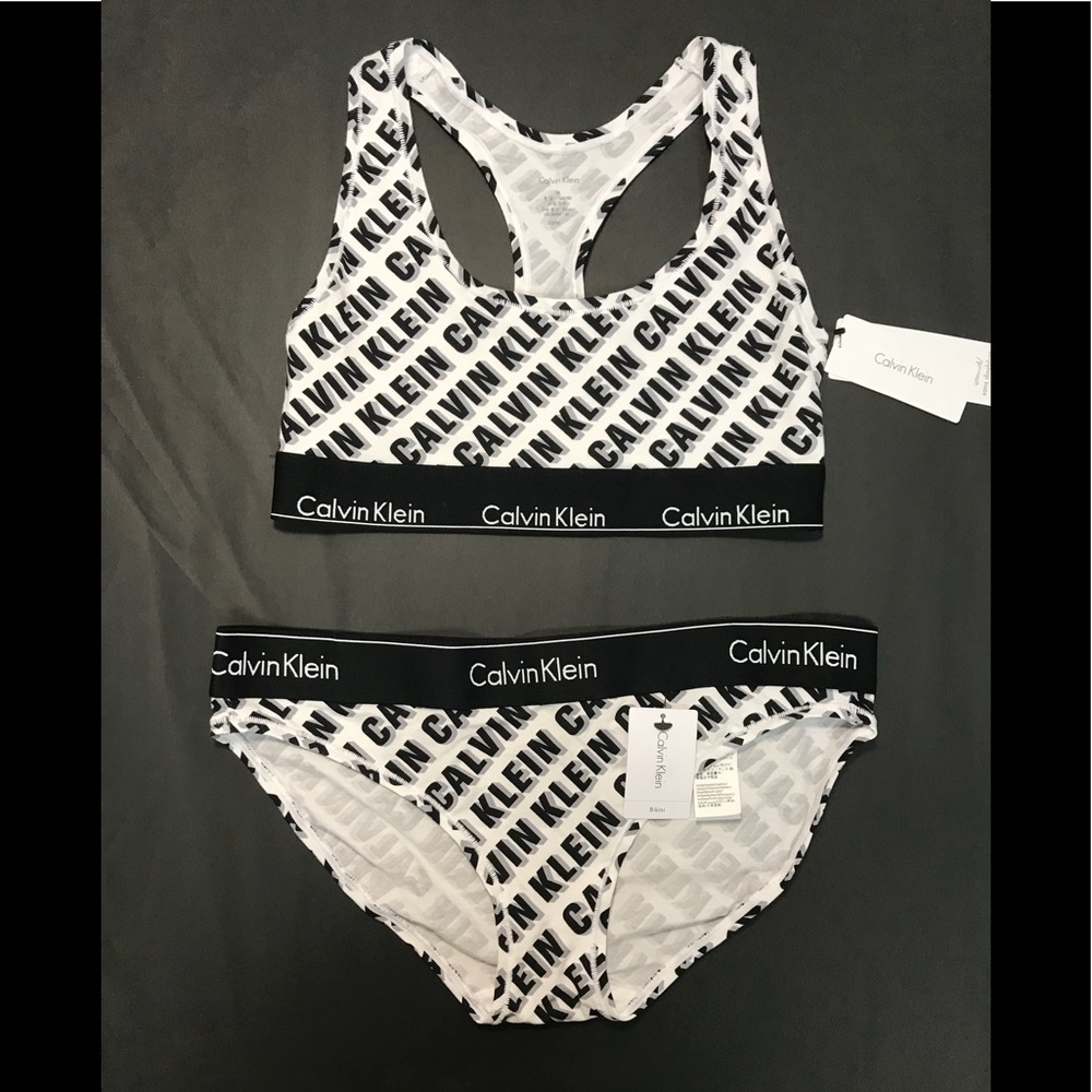 Calvin Klein Sports Bra and Bikini Bottom